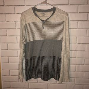 Carbon Long Sleeve Polo Size M